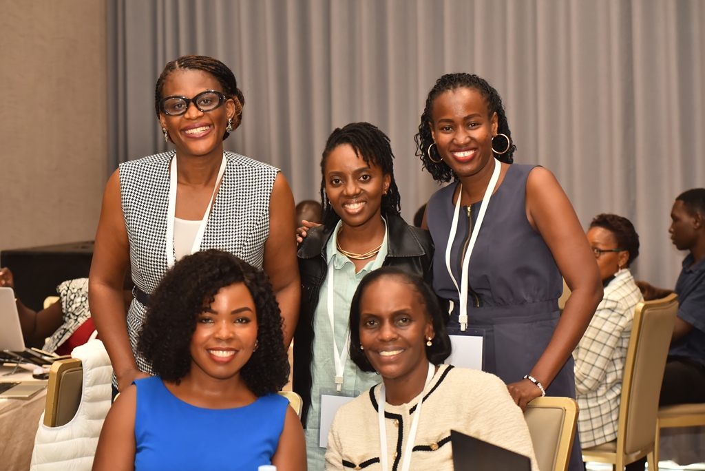 Participants together at the end of the Uganda AI Masterclass